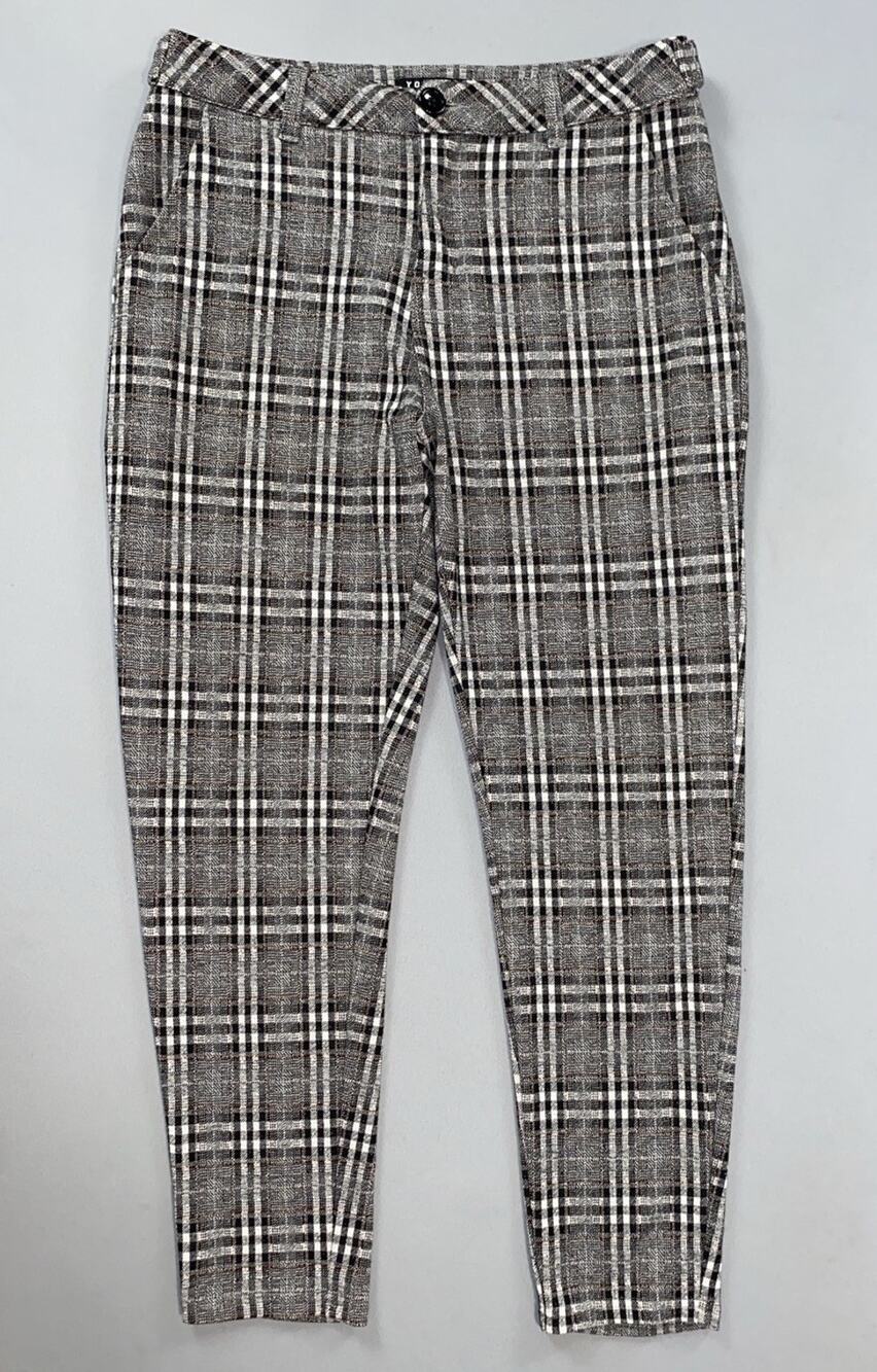 YoungLA Model 614 Men's Dapper Pants, Trousers. Black Plaid, Men's 32X27. EUC!